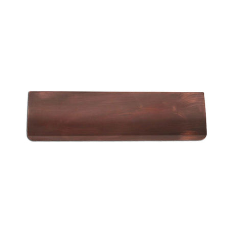 This is an image of Spira Brass - Tidy Flap 300 x 87mm Aged Bronze   available to order from trade door handles, quick delivery and discounted prices.