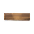 This is an image of Spira Brass - Tidy Flap 300 x 87mm Antique Brass   available to order from trade door handles, quick delivery and discounted prices.