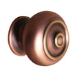 This is an image of Spira Brass - Bloxwich Small 30mm Cupboard Knob Aged Bronze   available to order from trade door handles, quick delivery and discounted prices.