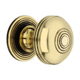 This is an image of Spira Brass - Preston Small 32mm Cupboard Knob Aged Brass   available to order from trade door handles, quick delivery and discounted prices.