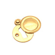 This is an image of Spira Brass - Victorian Key hole Covered Polished Brass   available to order from trade door handles, quick delivery and discounted prices.