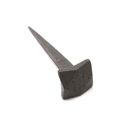 This is an image of Spira Brass - Square Dotted Head Iron Nail 1" x 3" Beeswax   available to order from trade door handles, quick delivery and discounted prices.