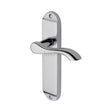 This is an image of a Sorrento - Door Handle Lever Latch Aurora Design Polished Chrome Finish, sc-7360-pc that is available to order from Trade Door Handles in Kendal.