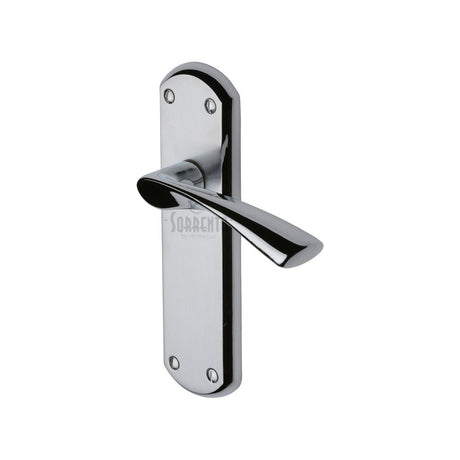 This is an image of a Sorrento - Door Handle Lever Latch Atlanta Design Apollo Finish, sc-7610-ap that is available to order from Trade Door Handles in Kendal.