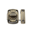 This is an image of Spira Brass - Sigma Bathroom Latch Small Antique Brass   available to order from trade door handles, quick delivery and discounted prices.