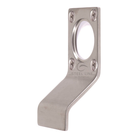 This is an image of a Steel Line Rim Cylinder Pull S.Steel Satin Chrome, ss-cpull003-s that is available to order from Trade Door Handles in Kendal.