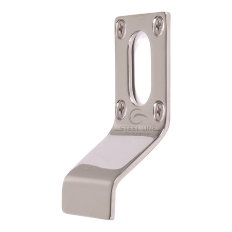 This is an image of a Steel Line Oval Cylinder Pull S.Steel Polished Chrome, ss-cpull006-p that is available to order from Trade Door Handles in Kendal.