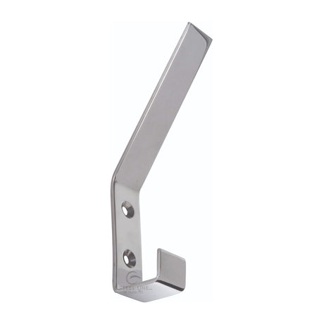 This is an image of a Steel Line Hat &amp; Coat Hook Polished Stainless Steel finish, ss-hook004-p that is available to order from Trade Door Handles in Kendal.