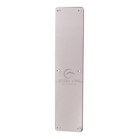 This is an image of a Steel Line Fingerplate Polished Stainless Steel finish, ss-plate002-p that is available to order from Trade Door Handles in Kendal.