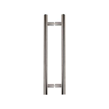 This is an image of a Steel Line Door Pull Handle Back to Back 720mm Satin Stainless Steel finish, ss-t250001r-s that is available to order from Trade Door Handles in Kendal.