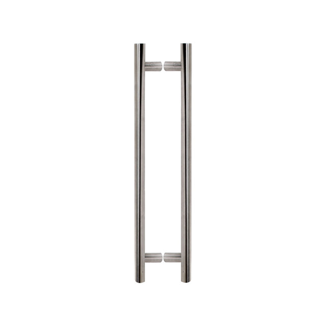 This is an image of a Steel Line T Pull Back to Back 1400mm Satin Stainless Steel finish, ss-t320004r-s that is available to order from Trade Door Handles in Kendal.