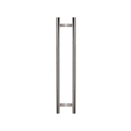 This is an image of a Steel Line T Pull Back to Back 2000mm Satin Stainless Steel finish, ss-t320005r-s that is available to order from Trade Door Handles in Kendal.