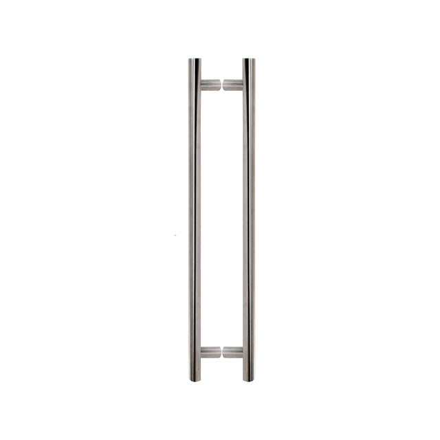 This is an image of a Steel Line T Pull Back to Back 2000mm Satin Stainless Steel finish, ss-t320005r-s that is available to order from Trade Door Handles in Kendal.