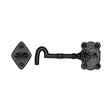 This is an image of a The Tudor Collection - Cabin Hook 4" Black Iron, tc153-106 that is available to order from Trade Door Handles in Kendal.