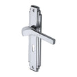 This is an image of a Heritage Brass - Door Handle Lever Lock Tiffany Design Polished Chrome Finish, tif5200-pc that is available to order from Trade Door Handles in Kendal.