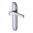 This is an image of a Heritage Brass - Door Handle Lever Latch Tiffany Design Polished Chrome Finish, tif5210-pc that is available to order from Trade Door Handles in Kendal.