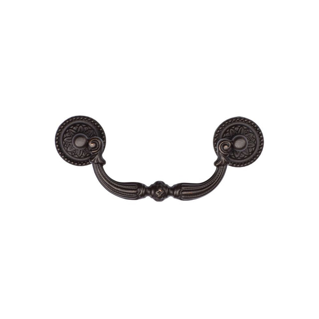 High quality image of M.Marcus - Ornate Drop Pull 96mm Matt Bronze Finish | Sku. tk3085-096-lbn | Trade Door Handles, Kendal.