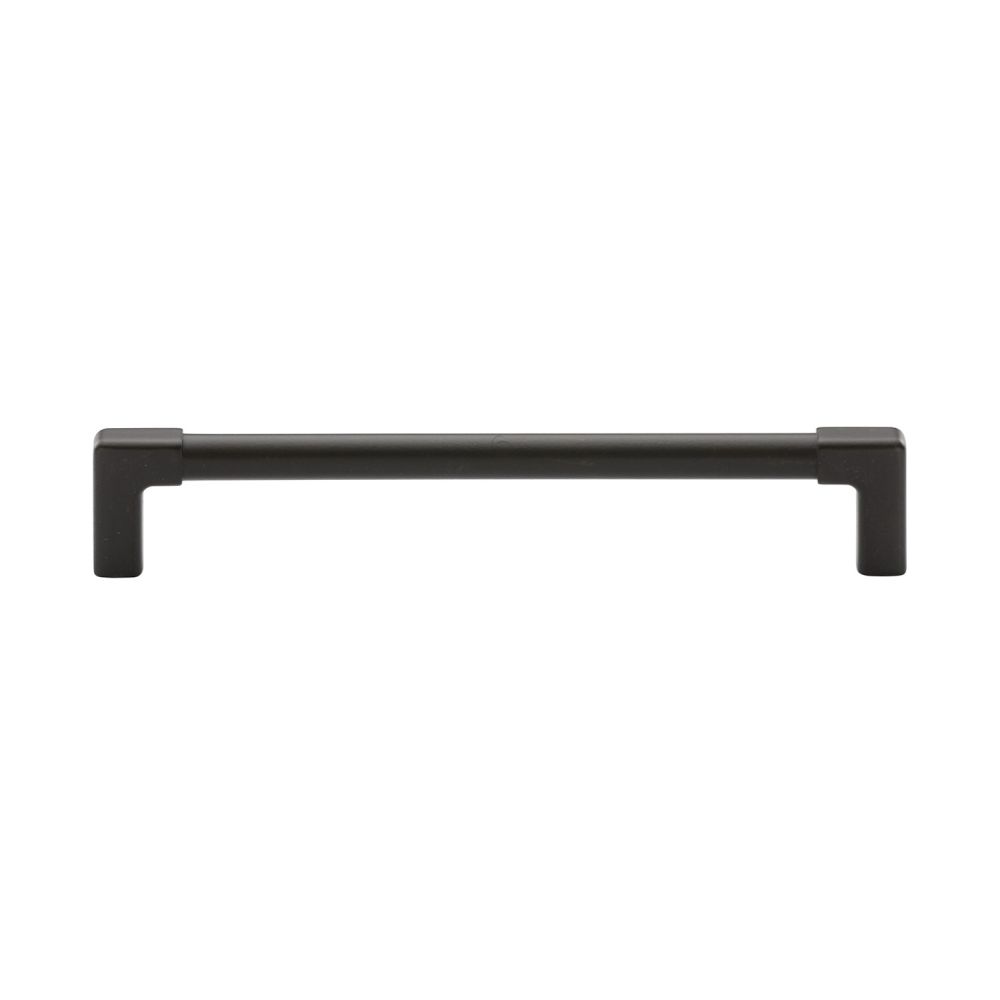 This is an image of a M.Marcus - Mission Cabinet Pull 160mm Matt Black Silk Touch Finish, tk5190-160-sbk that is available to order from Trade Door Handles in Kendal.