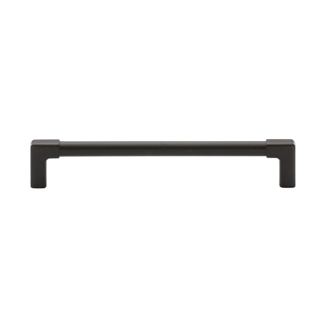 This is an image of a M.Marcus - Mission Cabinet Pull 160mm Matt Black Silk Touch Finish, tk5190-160-sbk that is available to order from Trade Door Handles in Kendal.