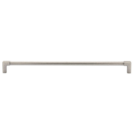 This is an image of a M.Marcus - Mission Cabinet Pull 320mm Distressed Pewter Finish, tk5190-320-dpw that is available to order from Trade Door Handles in Kendal.