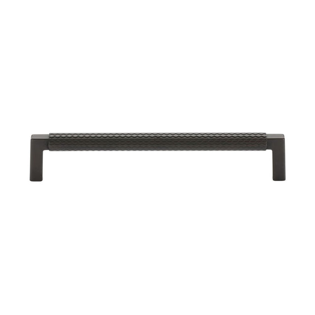 This is an image of a M.Marcus - Paxton Cabinet Pull 160mm Matt Black Silk Touch Finish, tk5191-160-sbk that is available to order from Trade Door Handles in Kendal.