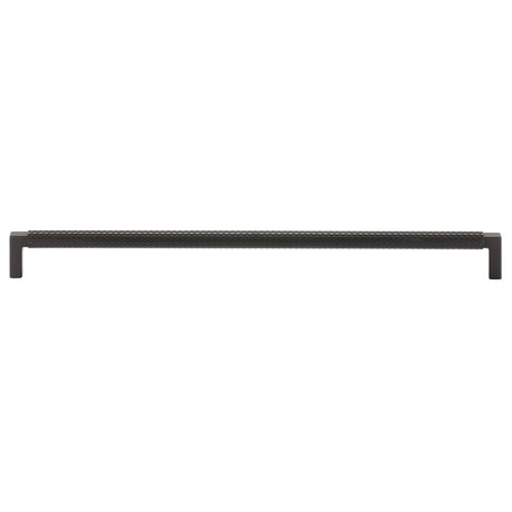 This is an image of a M.Marcus - Paxton Cabinet Pull 320mm Matt Bronze Finish, tk5191-320-lbn that is available to order from Trade Door Handles in Kendal.