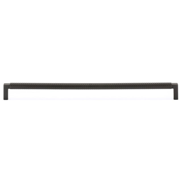 This is an image of a M.Marcus - Paxton Cabinet Pull 320mm Matt Black Silk Touch Finish, tk5191-320-sbk that is available to order from Trade Door Handles in Kendal.