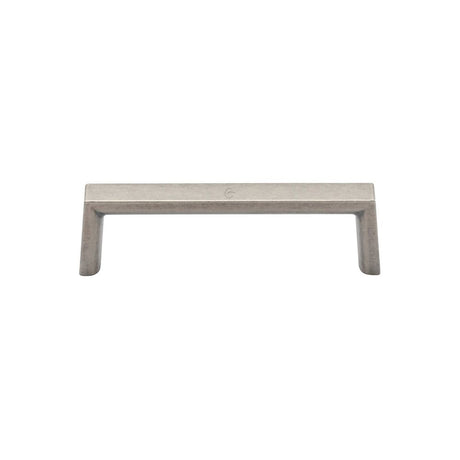 This is an image of a M.Marcus - Jena Cabinet Pull 96mm Distressed Pewter Finish, tk5210-096-dpw that is available to order from Trade Door Handles in Kendal.