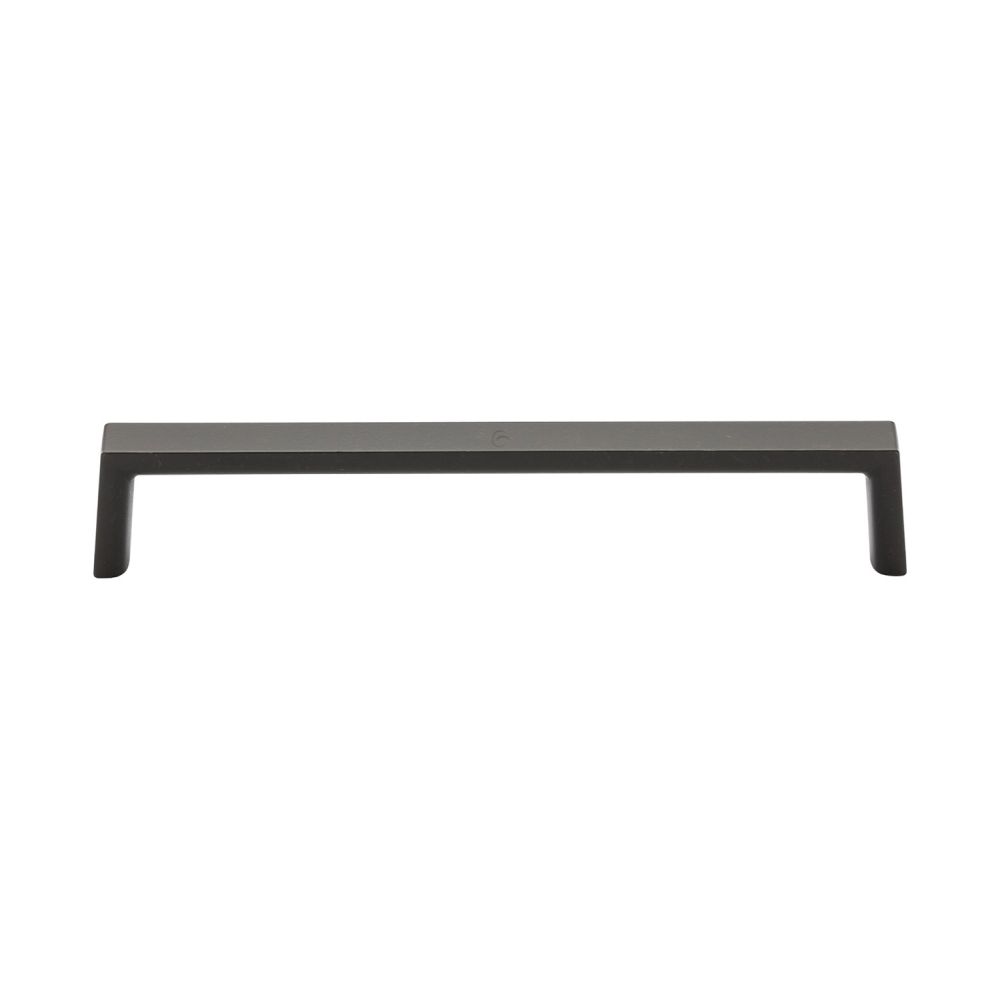 This is an image of a M.Marcus - Jena Cabinet Pull 160mm Matt Black Silk Touch Finish, tk5210-160-sbk that is available to order from Trade Door Handles in Kendal.