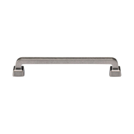 This is an image of a M.Marcus - Stilo Cabinet Pull 160mm Distressed Pewter Finish, tk5217-160-dpw that is available to order from Trade Door Handles in Kendal.