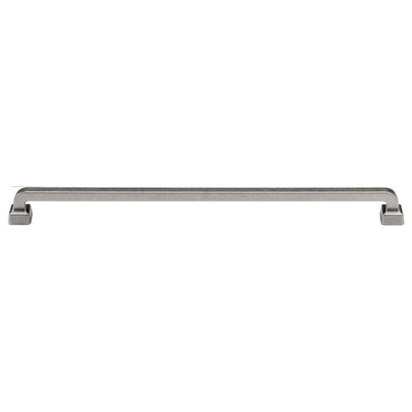 This is an image of a M.Marcus - Stilo Cabinet Pull 320mm Distressed Pewter Finish, tk5217-320-dpw that is available to order from Trade Door Handles in Kendal.