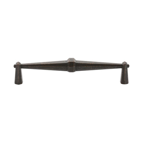 This is an image of a M.Marcus - Terre Cabinet Pull 160mm Matt Bronze Finish, tk5231-160-lbn that is available to order from Trade Door Handles in Kendal.