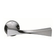 This is an image of a DND - Twist Door Handle on Round Rose Polished Chrome, tw14-pc that is available to order from Trade Door Handles in Kendal.