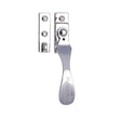 This is an image of a Heritage Brass - Casement Window Fastener Wedge Pattern Polished Chrome Finish, v1005-pc that is available to order from Trade Door Handles in Kendal.