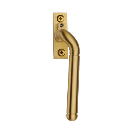 This is an image of a Heritage Brass - Lockable Espagnolette Right Handed Satin Brass finish, v1006l-rh-sb that is available to order from Trade Door Handles in Kendal.
