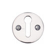 This is an image of a Heritage Brass - Keyhole Escutcheon Polished Chrome Finish, v1010-pc that is available to order from Trade Door Handles in Kendal.