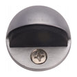 This is an image of a Heritage Brass - Shielded Door Stop Satin Chrome Finish, v1080-sc that is available to order from Trade Door Handles in Kendal.