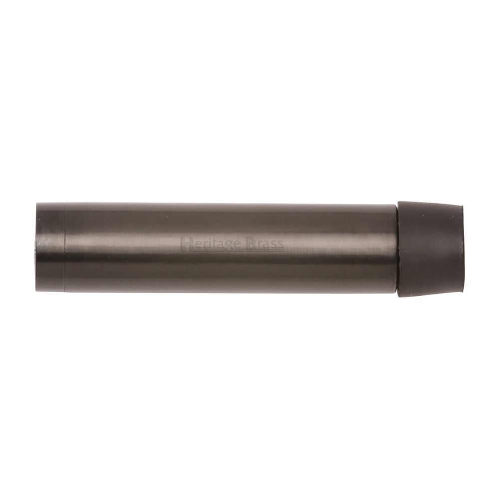 This is an image of a Heritage Brass - Cylindrical Door Stop Without Rose 76mm Matt Bronze Finish, v1081-76-mb that is available to order from Trade Door Handles in Kendal.