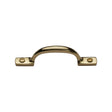 This is an image of a Heritage Brass - Pull Handle Russell Design 102mm Polished Brass Finish, v1090-102-pb that is available to order from Trade Door Handles in Kendal.