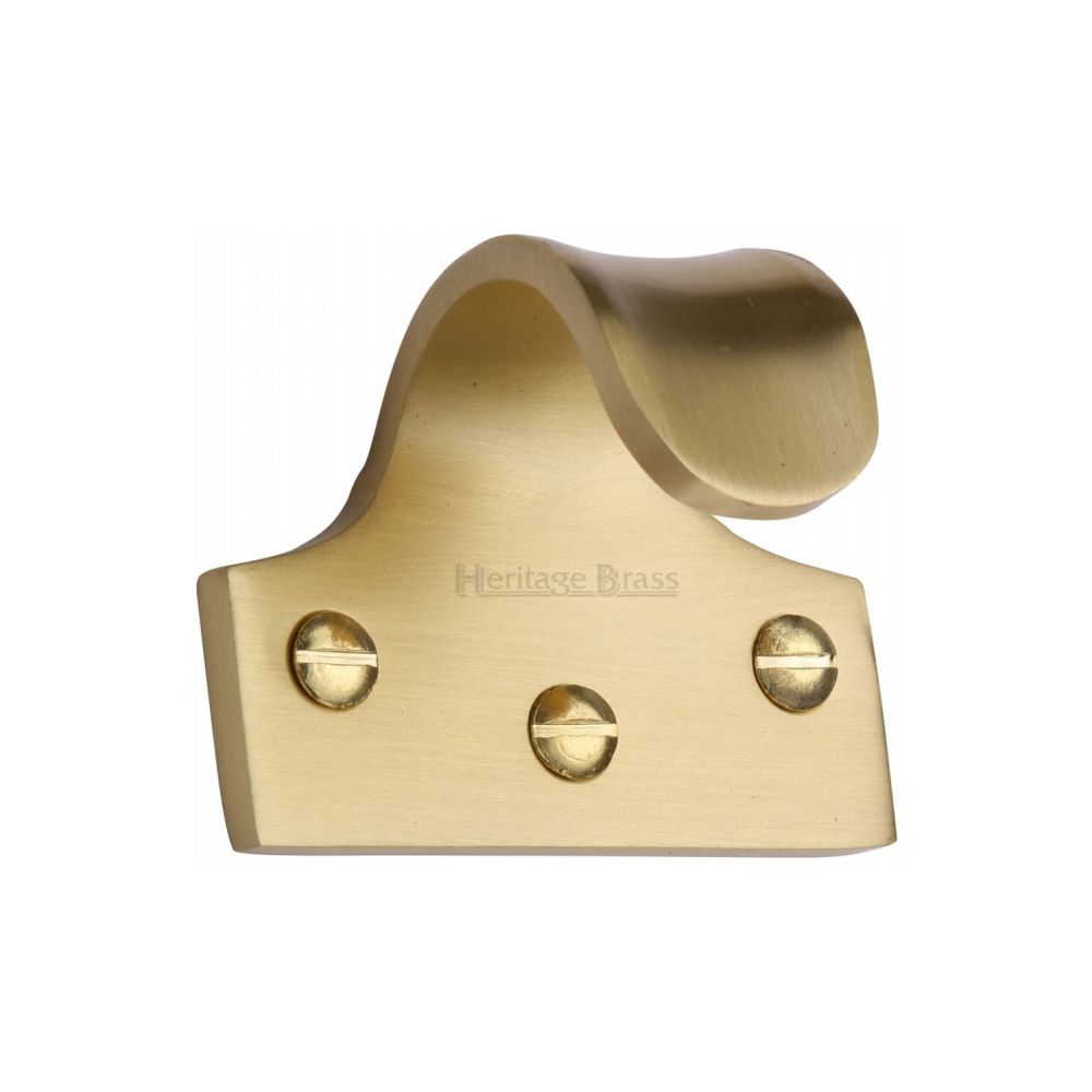 High quality image of Heritage Brass - Sash Lift Satin Brass Finish | Sku. v1110-sb | Trade Door Handles, Kendal.