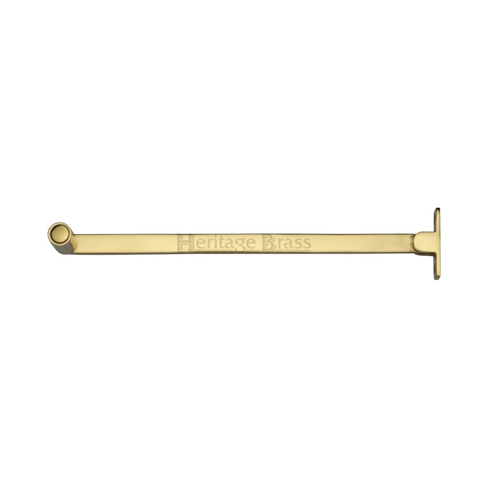 High quality image of Heritage Brass - Roller Arm Stay 254mm Polished Brass Finish | Sku. v1119-10-pb | Trade Door Handles, Kendal.