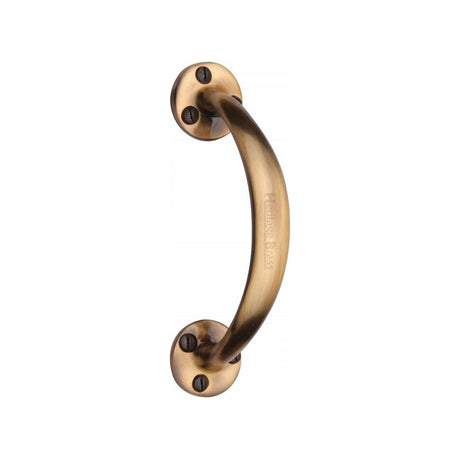 This is an image of a Heritage Brass - Pull Handle Antique Brass Finish, v1140-at that is available to order from Trade Door Handles in Kendal.