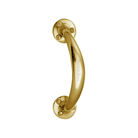 This is an image of a Heritage Brass - Pull Handle Polished Brass Finish, v1140-pb that is available to order from Trade Door Handles in Kendal.