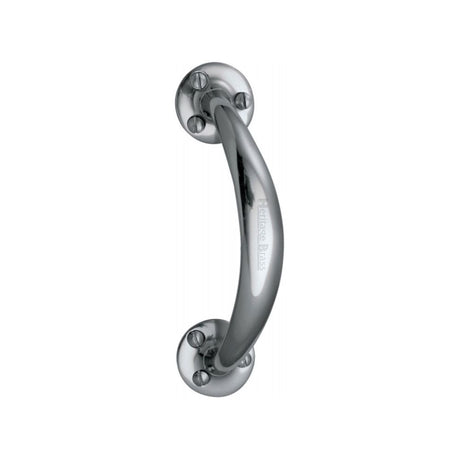 This is an image of a Heritage Brass - Pull Handle Polished Chrome Finish, v1140-pc that is available to order from Trade Door Handles in Kendal.