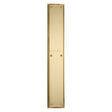 This is an image of a Heritage Brass - Fingerplate 462 x 76mm - Satin Brass Finish, v1166-sb that is available to order from Trade Door Handles in Kendal.