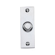 This is an image of a Heritage Brass - Rectangular Bell Push Satin Chrome finish, v1182-sc that is available to order from Trade Door Handles in Kendal.
