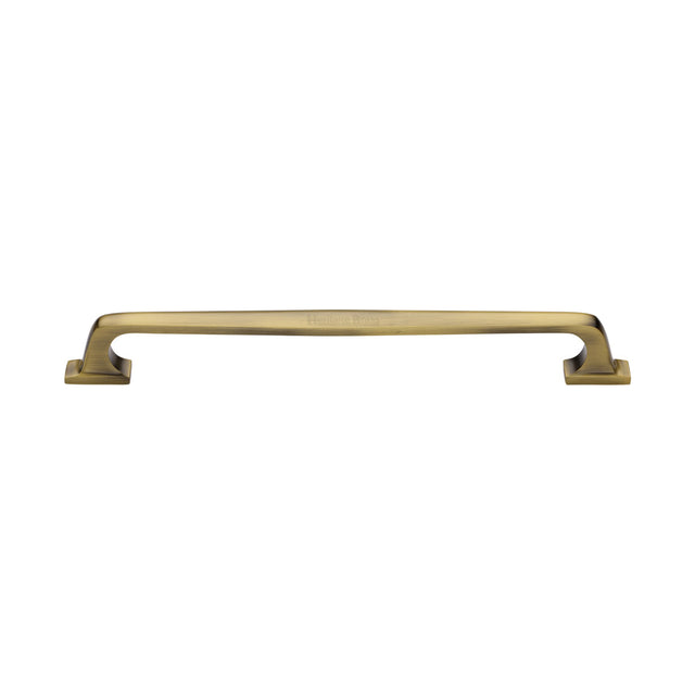 This is an image of a Heritage Brass - Door Pull Handle Durham Design 345mm Antique Brass Finish, v1210-345-at that is available to order from Trade Door Handles in Kendal.