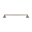 This is an image of a Heritage Brass - Door Pull Handle Durham Design 345mm Satin Nickel Finish, v1210-345-sn that is available to order from Trade Door Handles in Kendal.