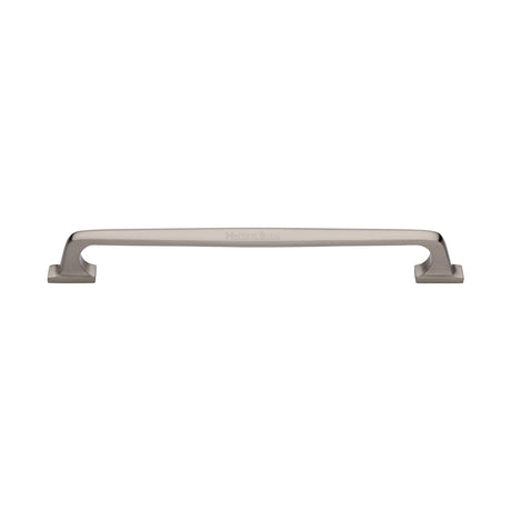 This is an image of a Heritage Brass - Door Pull Handle Durham Design 345mm Satin Nickel Finish, v1210-345-sn that is available to order from Trade Door Handles in Kendal.