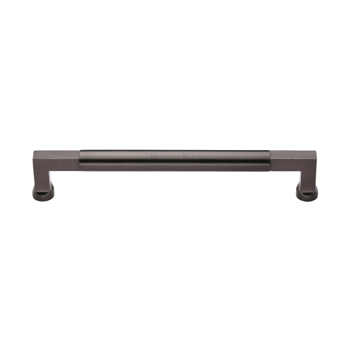 This is an image of a Heritage Brass - Door Pull Handle Bauhaus Design 330mm Matt Bronze Finish, v1312-330-mb that is available to order from Trade Door Handles in Kendal.